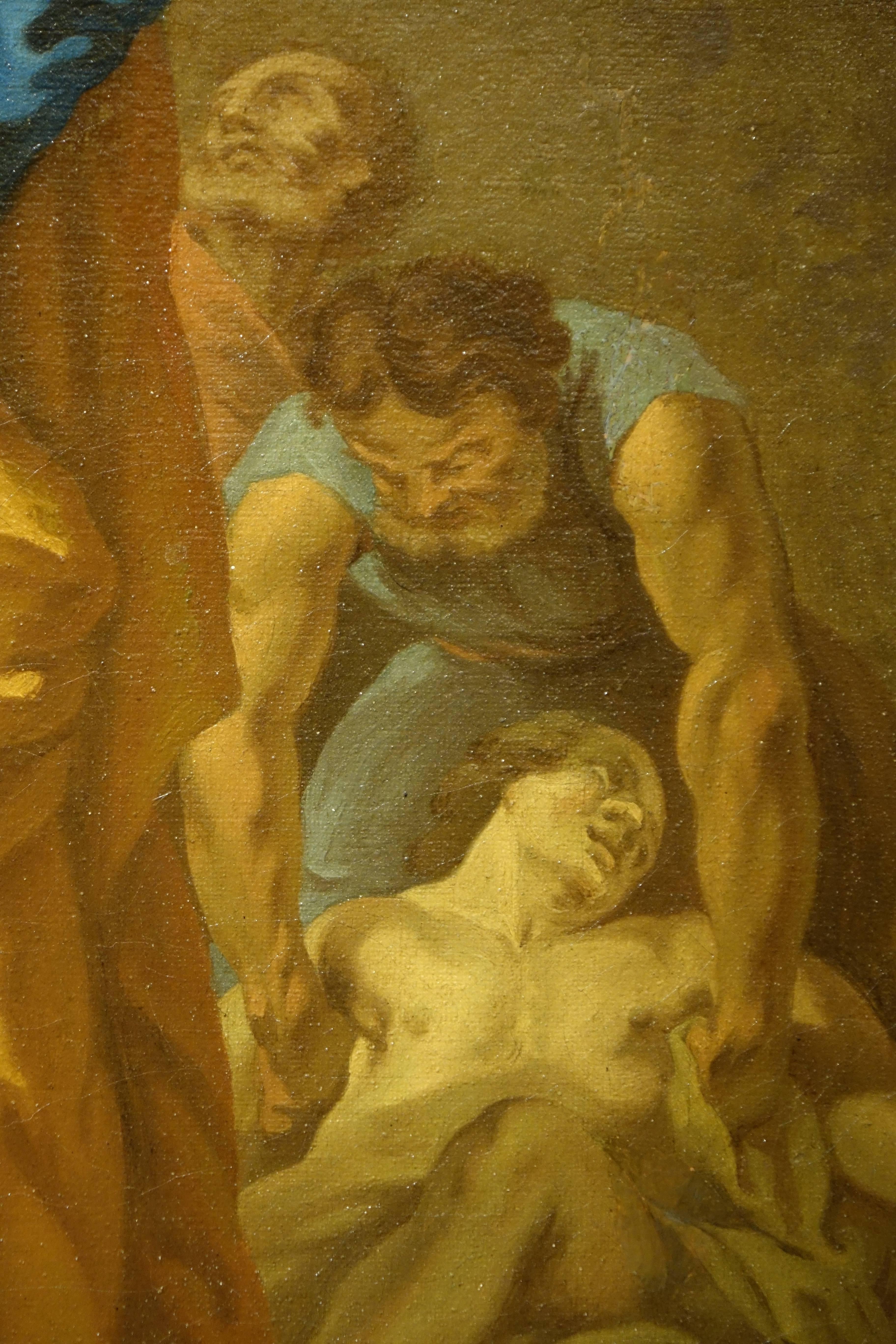 Saint Paul Healing the Sick at Ephesus, 18th Century In Good Condition In Paris, FR