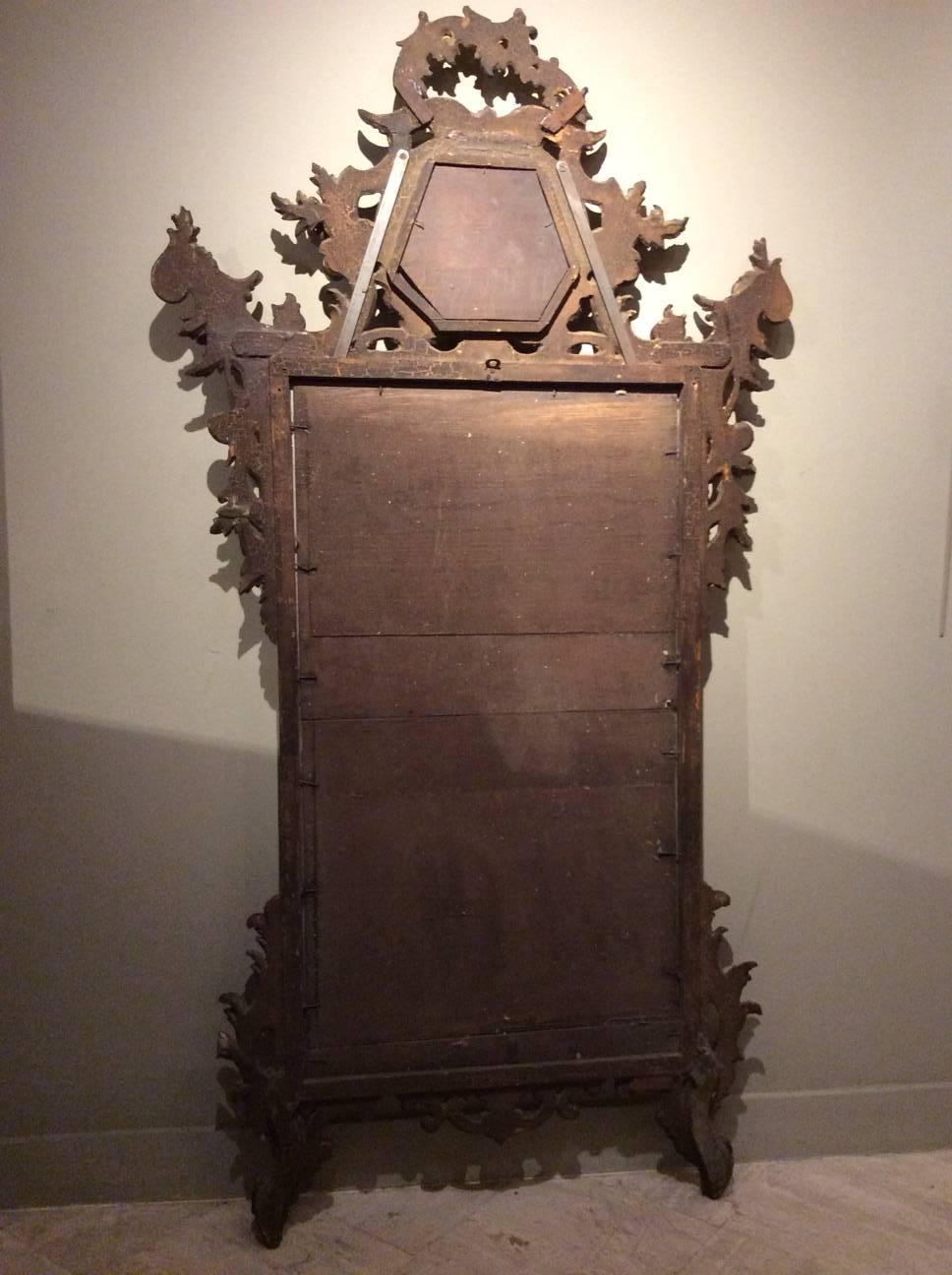 18th Century Venetian Mecca Giltwood Mirror 3