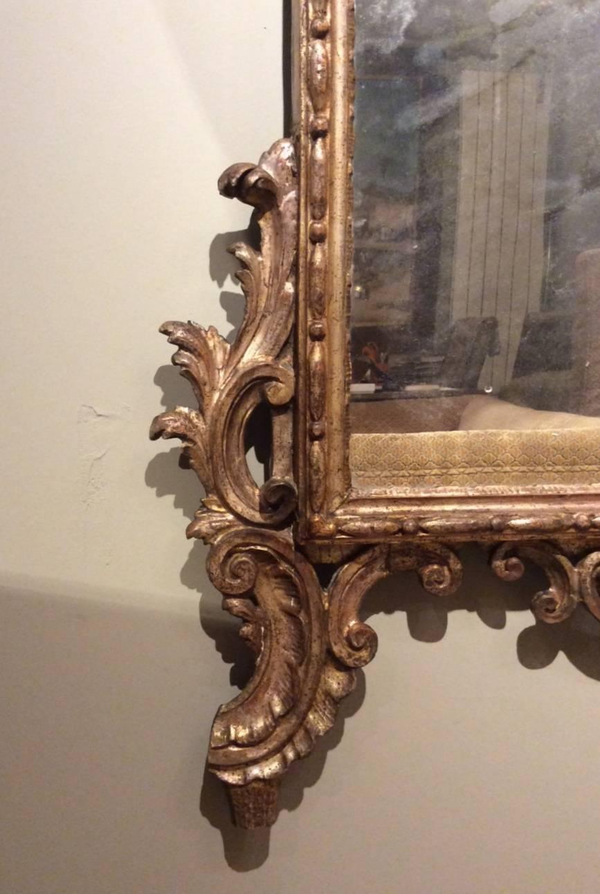 18th Century Venetian Mecca Giltwood Mirror 4