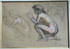 Study for Psyche Decouvrant L’Amour, Signed and Dated Maurice Denis, 1908