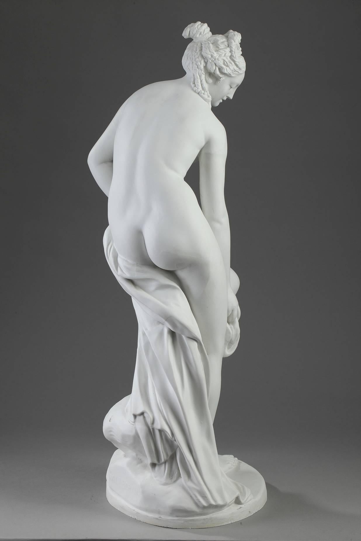 Important White Porcelain, Manufacture Raymond Laporte in Limoges, circa 1890 In Excellent Condition In Paris, FR