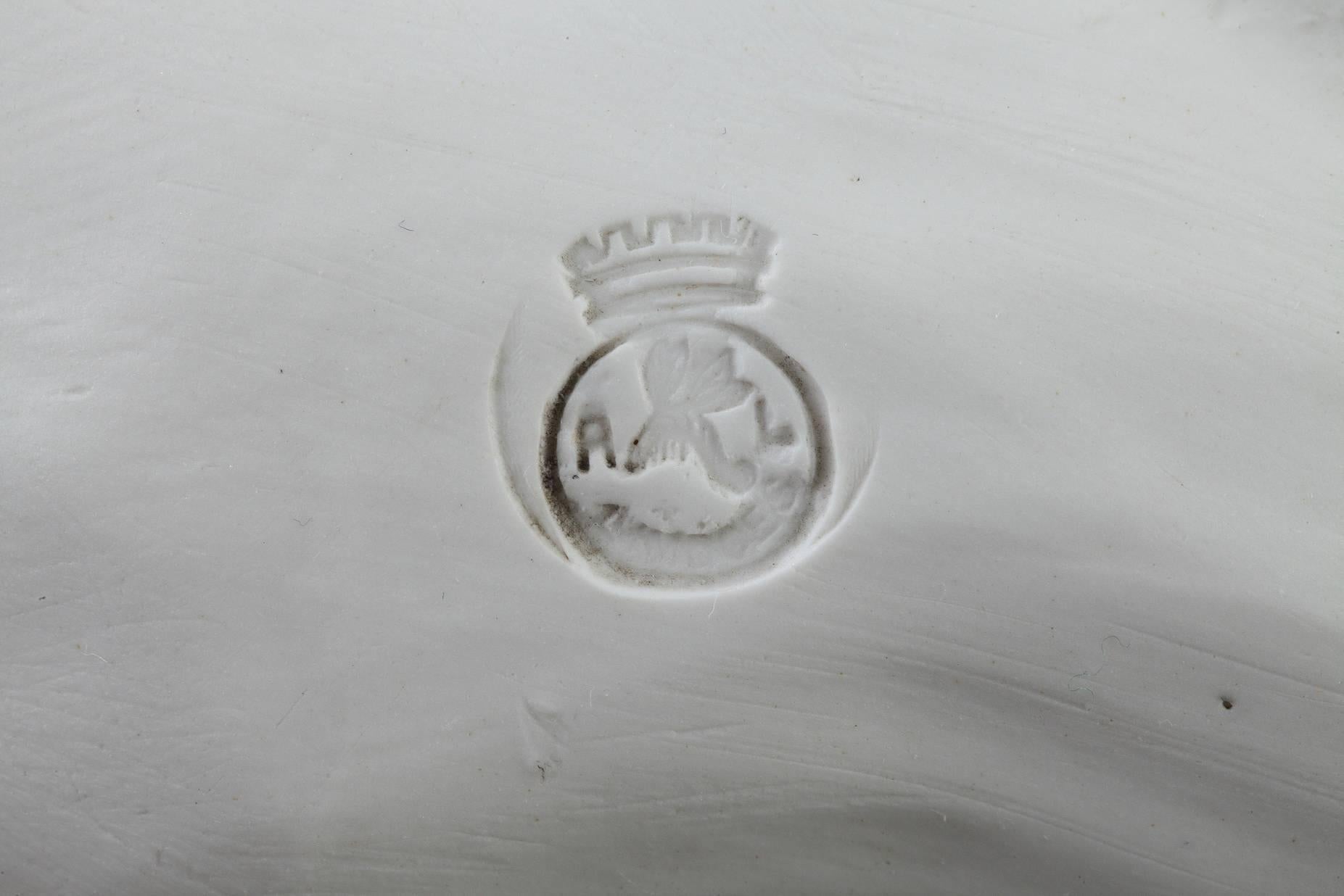 Important White Porcelain, Manufacture Raymond Laporte in Limoges, circa 1890 2
