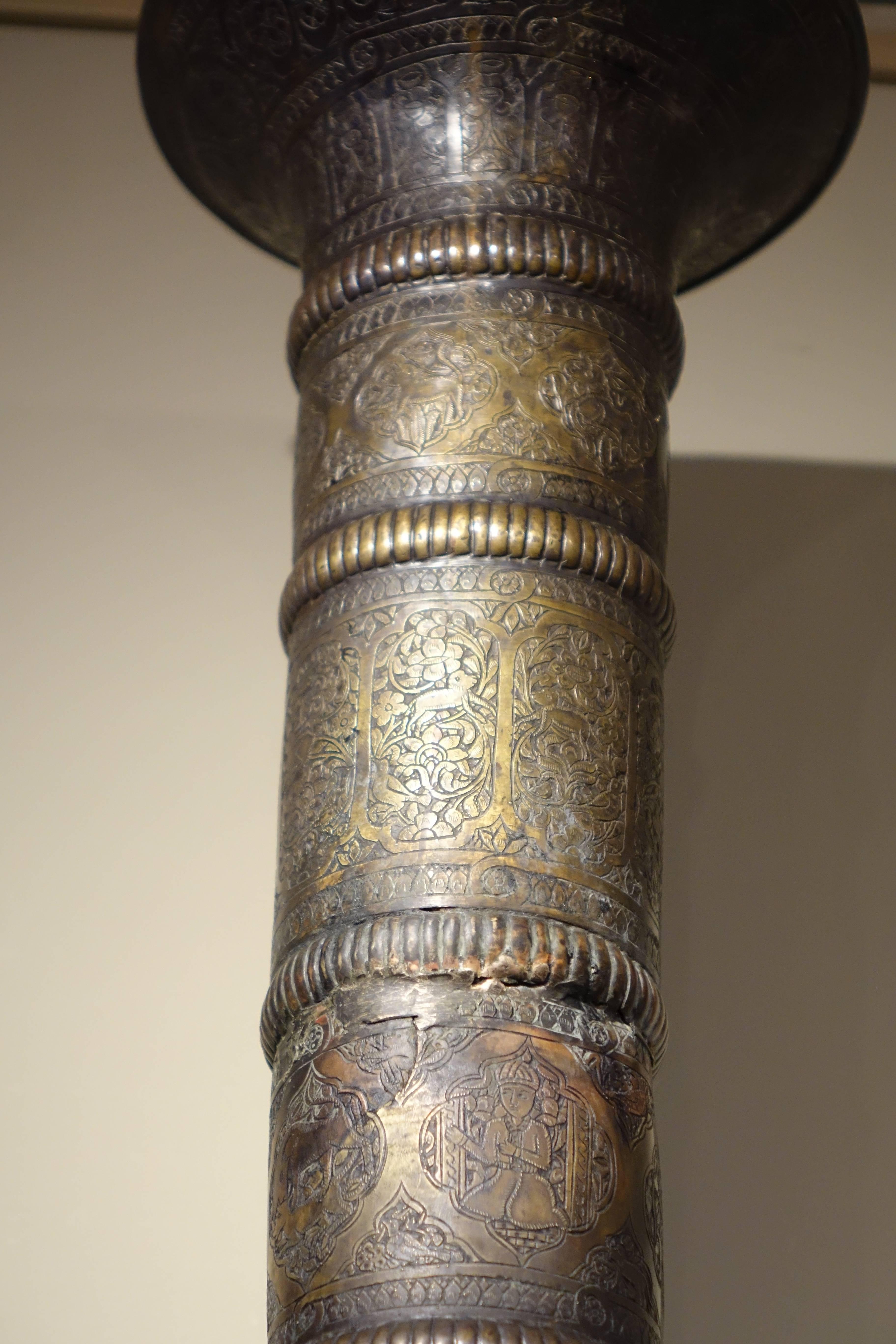 Persian Very Big Qadjar Incense Perfume Burner, Persia, Mid-19th Century For Sale