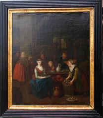Paire de tableaux:: artiste flamand:: 18ème siècle