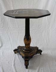 Victorian Lacquered Tilt-Top Table