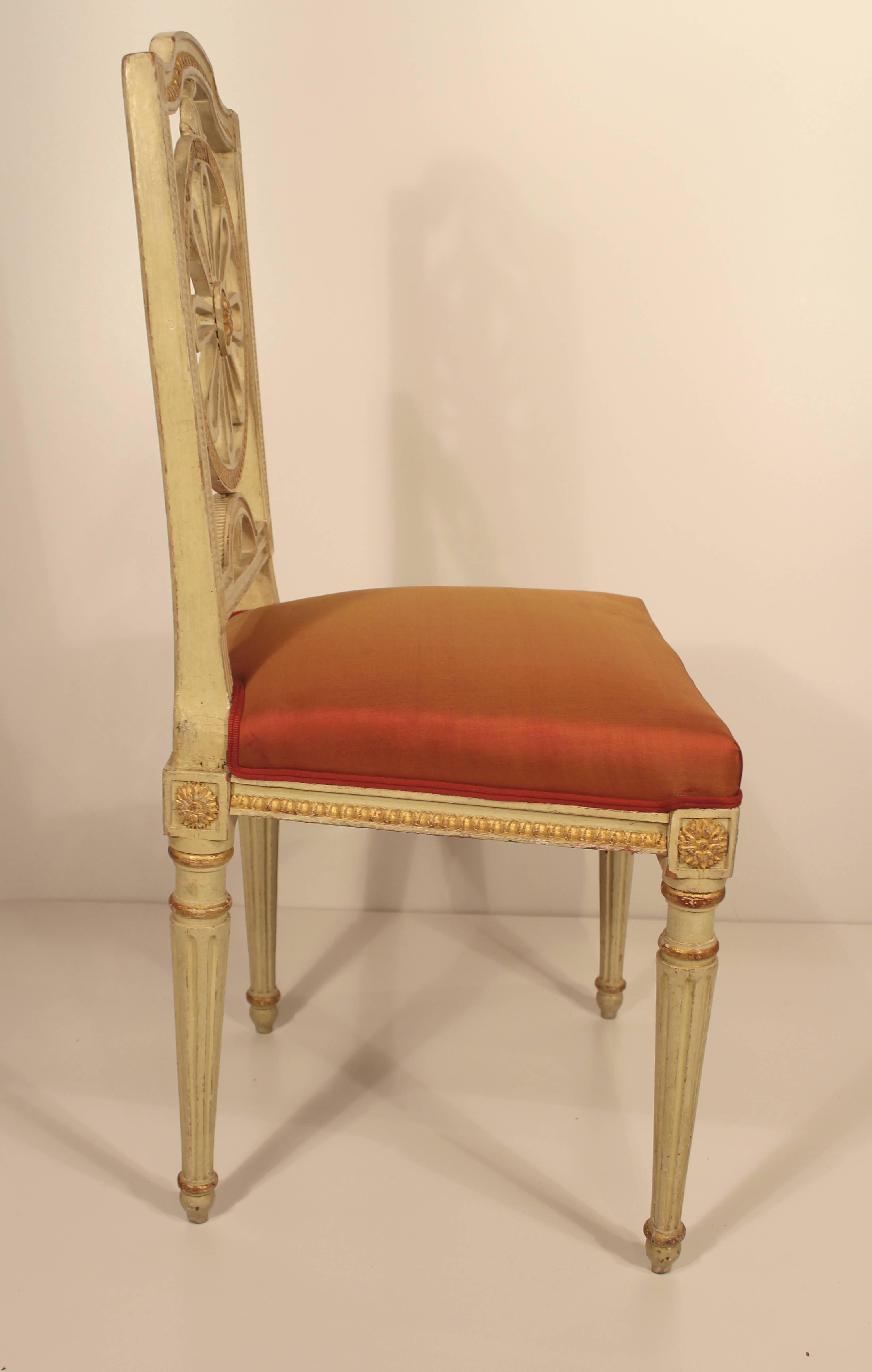Early 19th Century Set of Four Gustavian Chairs, Sweden beginning of 19th century For Sale