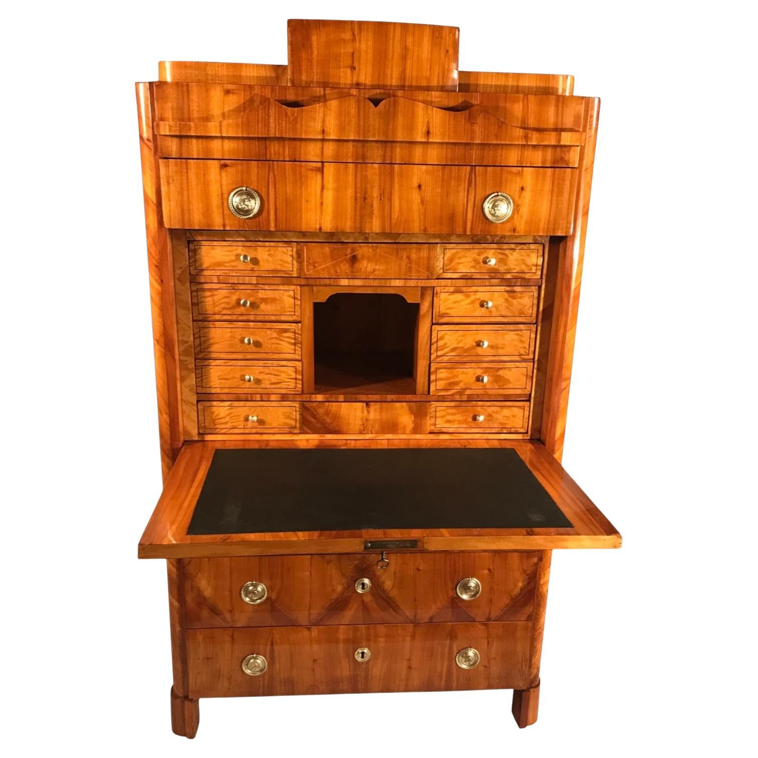 1820’s Biedermeier Fall Top Desk, Cherry