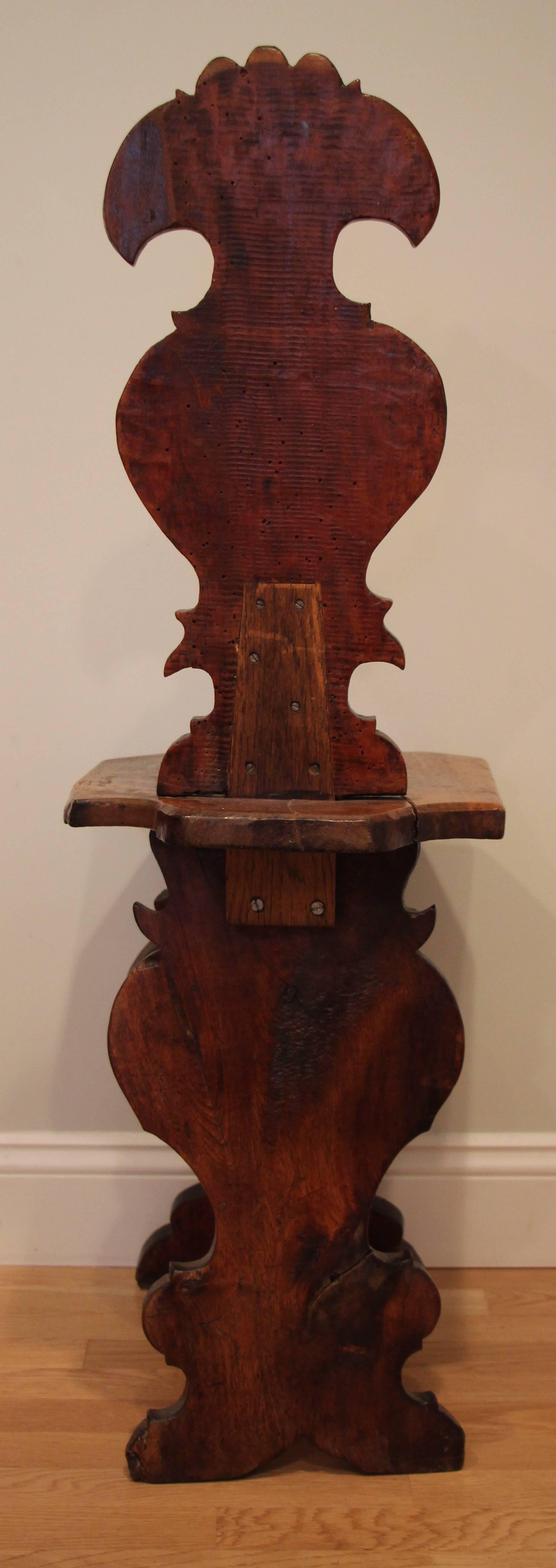 19th Century Sgabello Chair 1