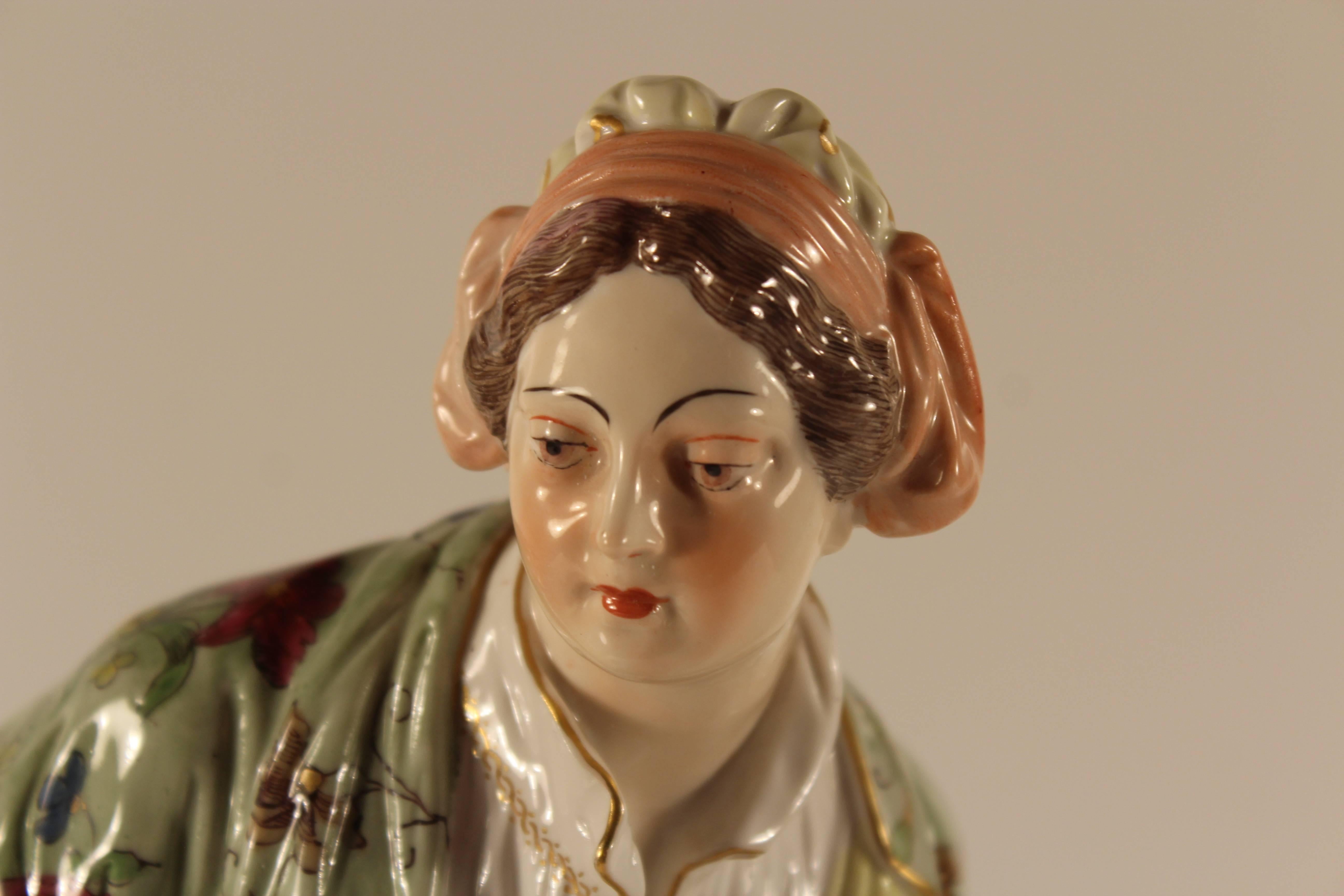 Mouvement esthétique Figure en porcelaine de KPM Berlin, XIXe siècle en vente