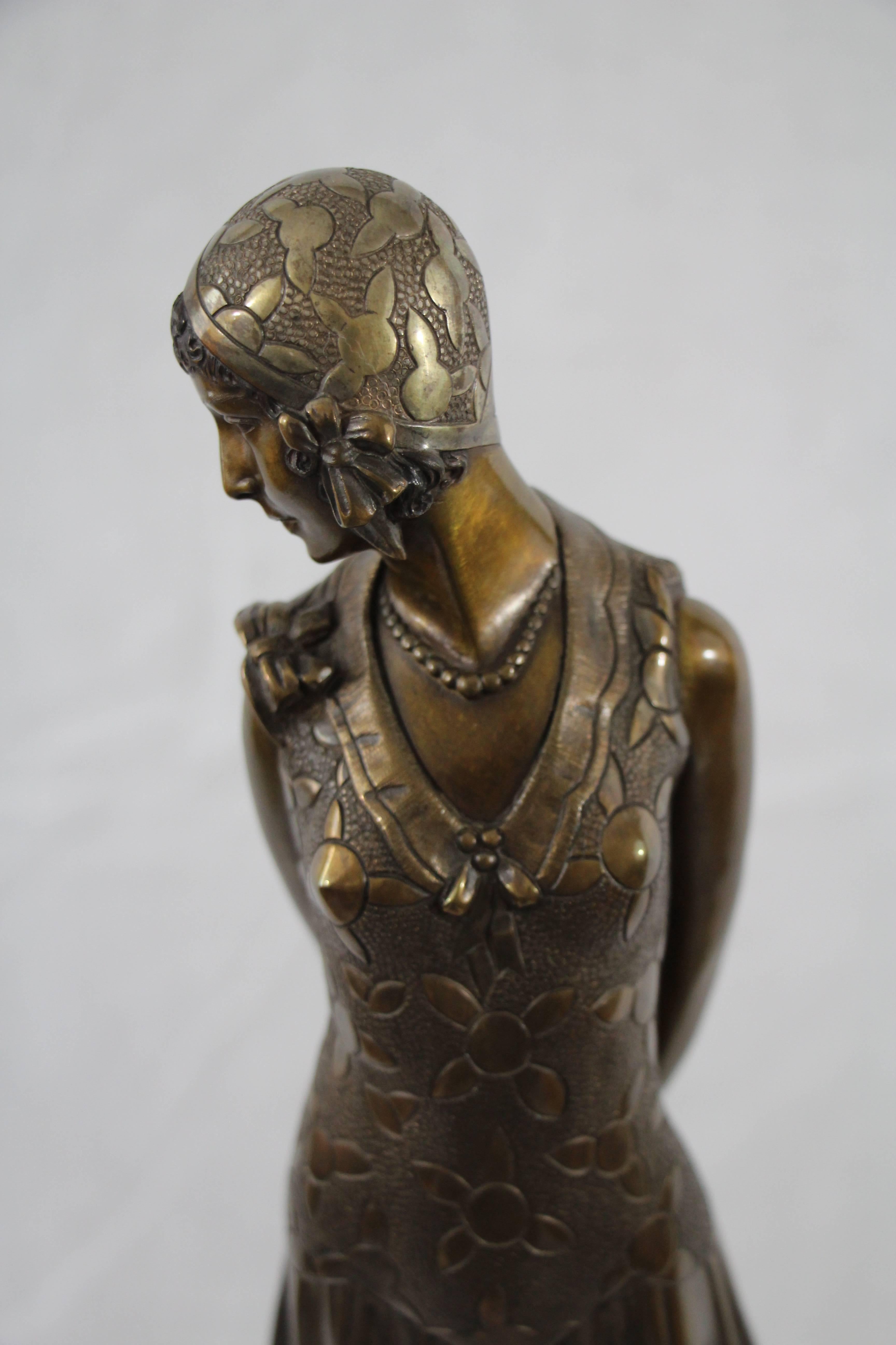 Early 20th Century Demetre Chiparus (1886-1947), Art Deco Sculpture 