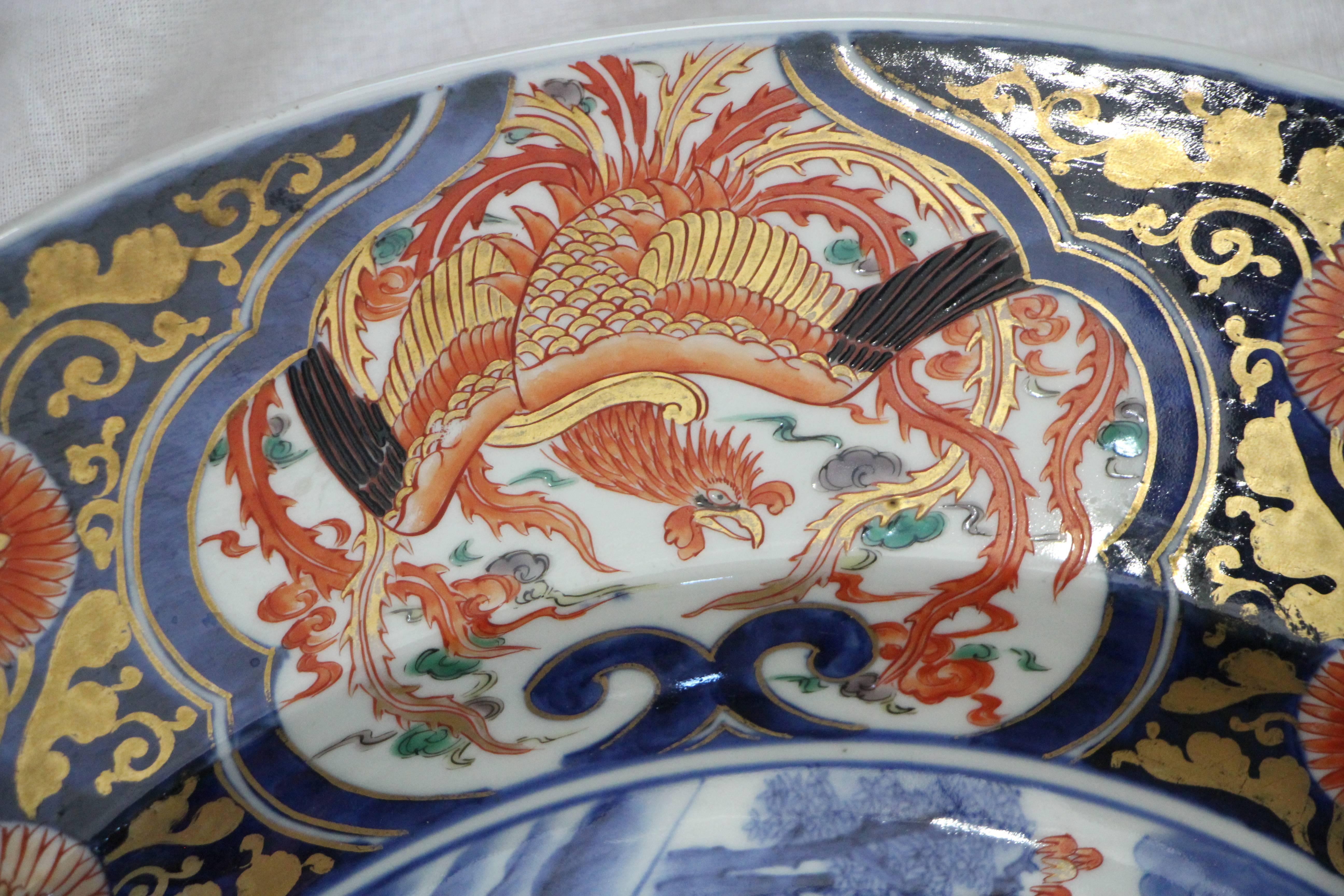 Meiji Imari Porcelain Charger Plate