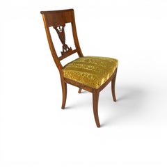 Set di quattro sedie da pranzo in stile Biedermeier, 1820