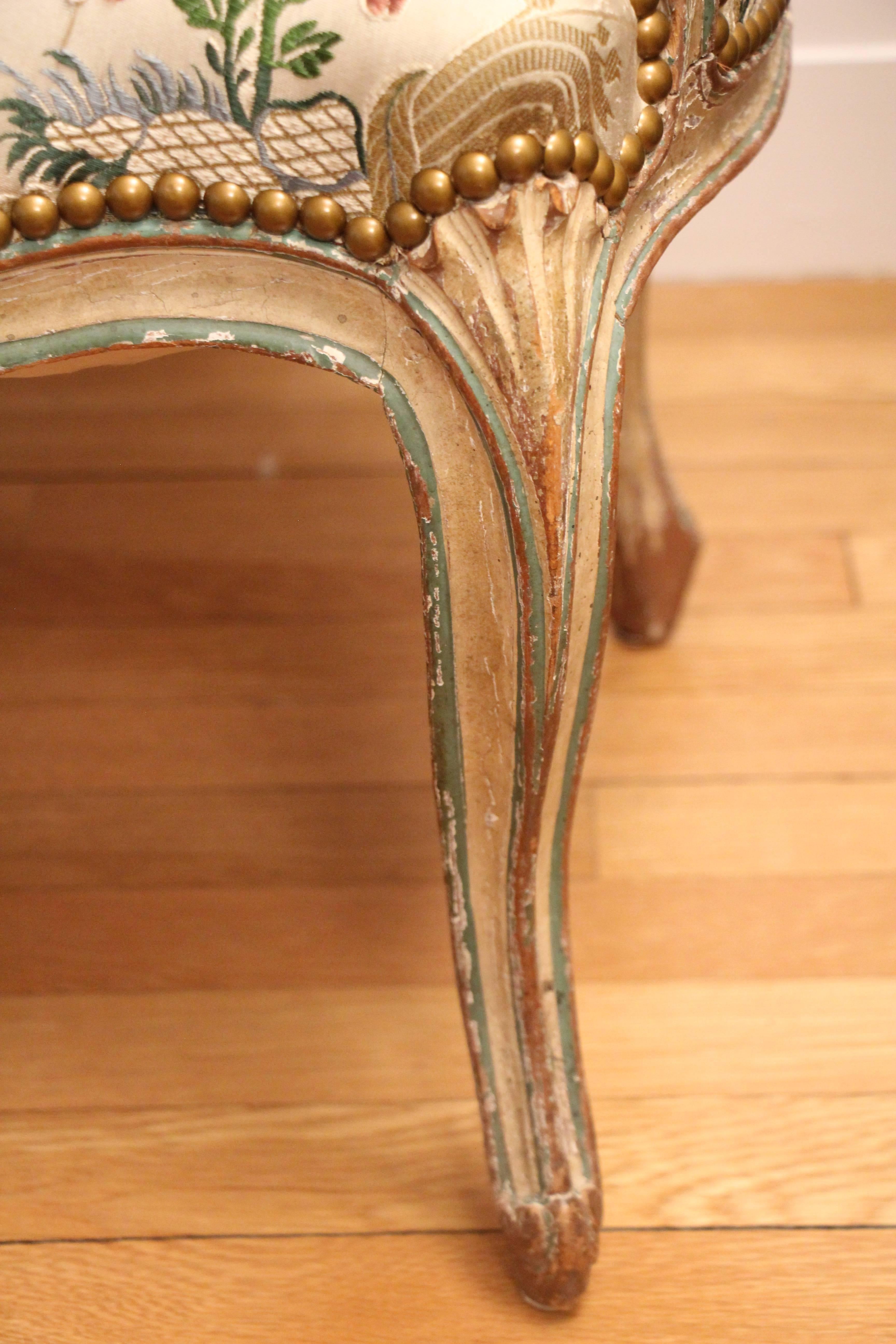 Pair of 18th century Louis XV Armchairs 3