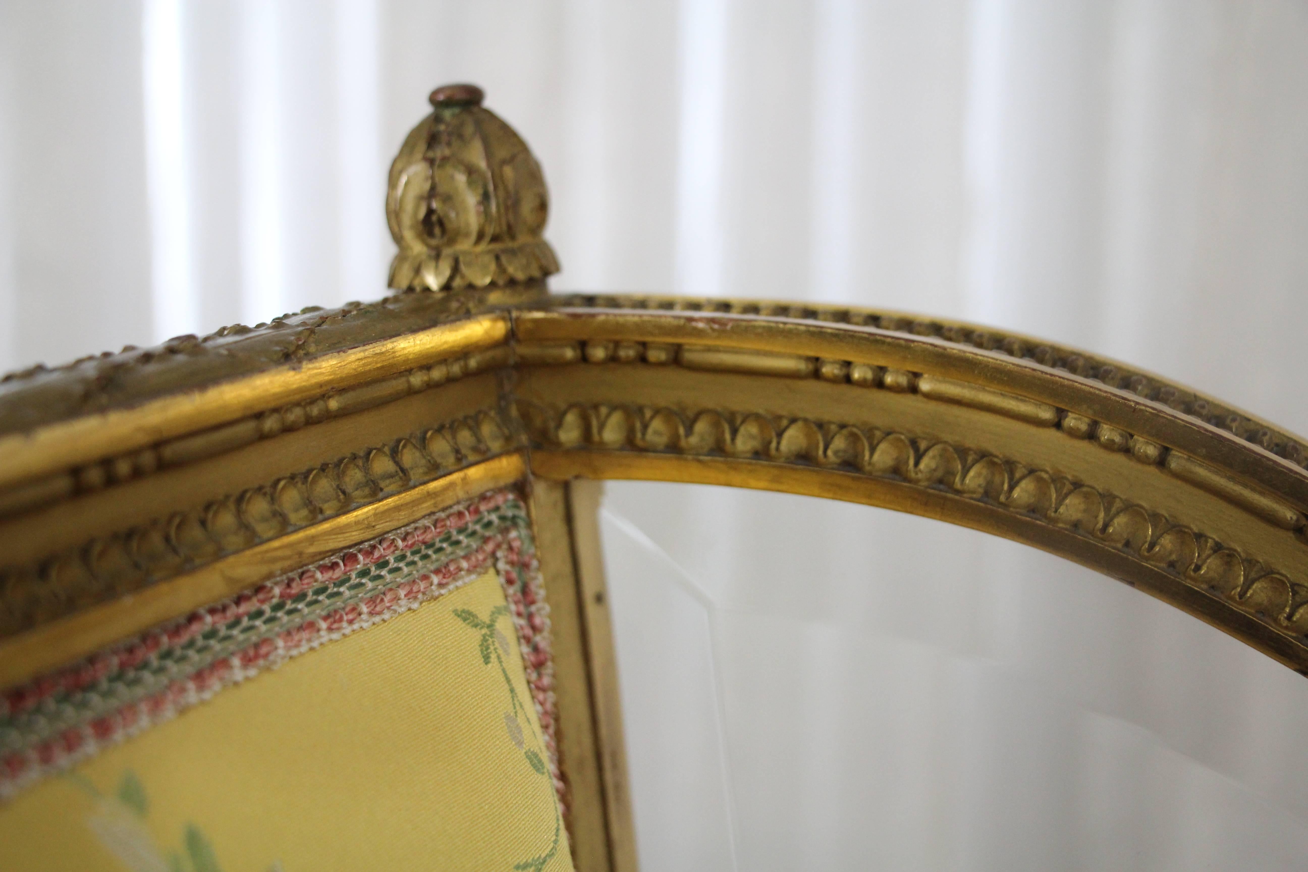 19th Century Louis XVI Style Armchair For Sale 1