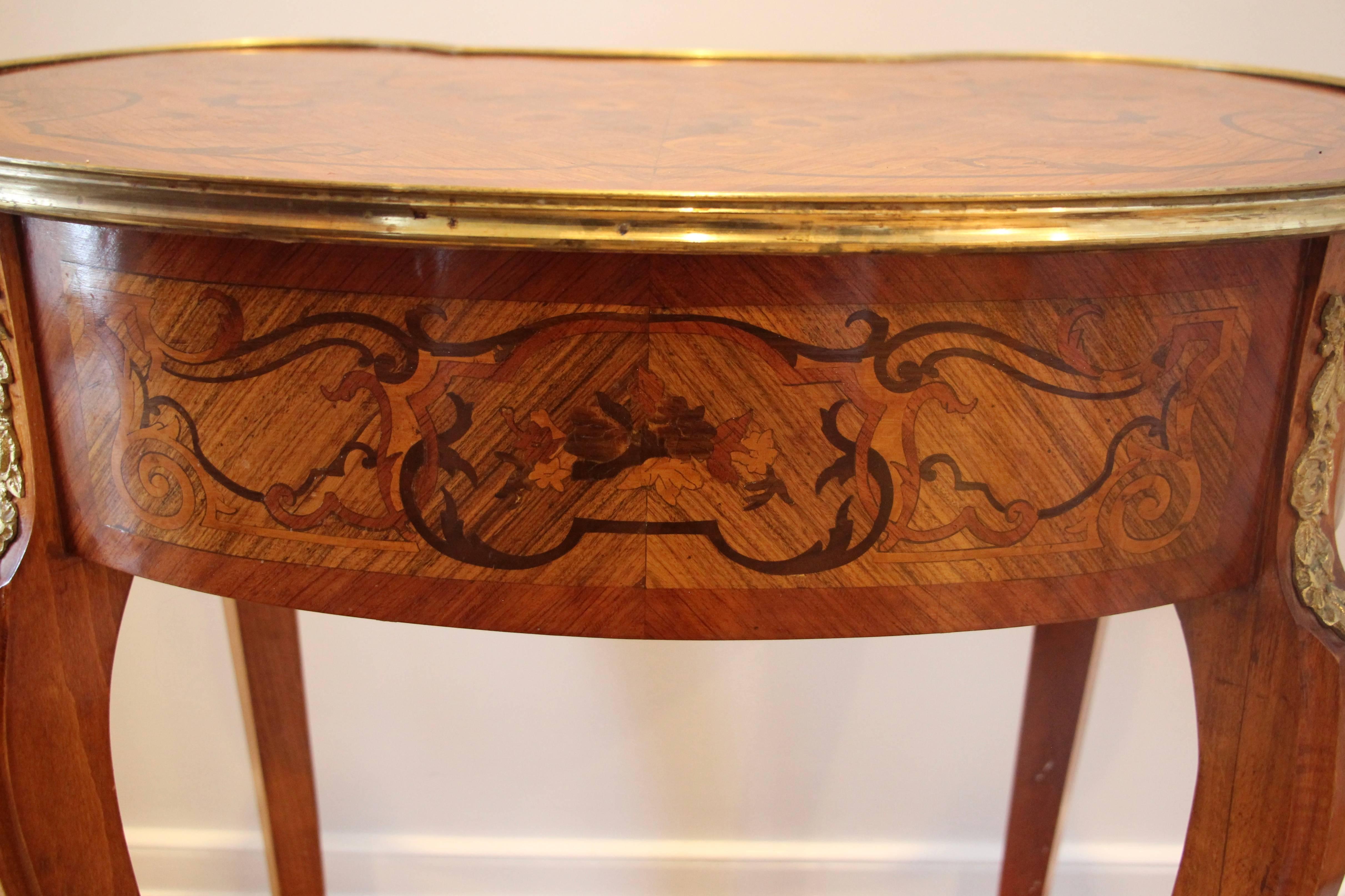 Pair of 19t-20th Century Louis XV Style Side Tables 2