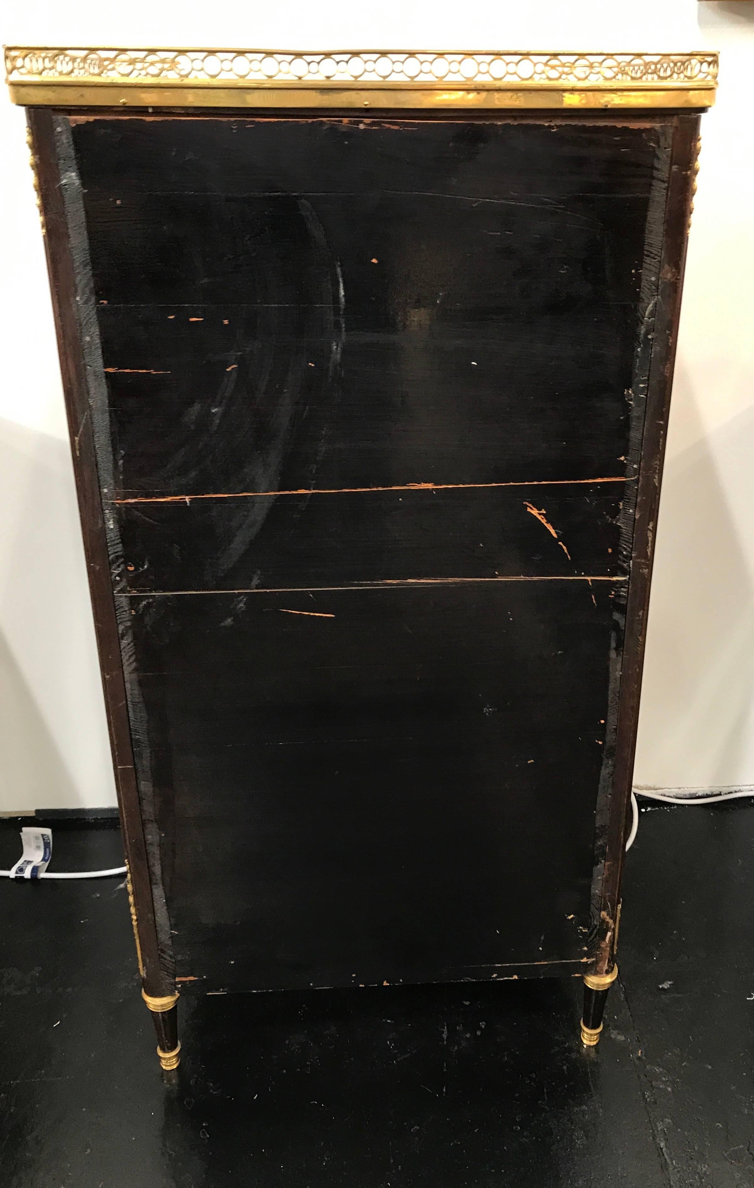 Late 19th Century 19th Century Louis XVI Style Cabinet For Sale