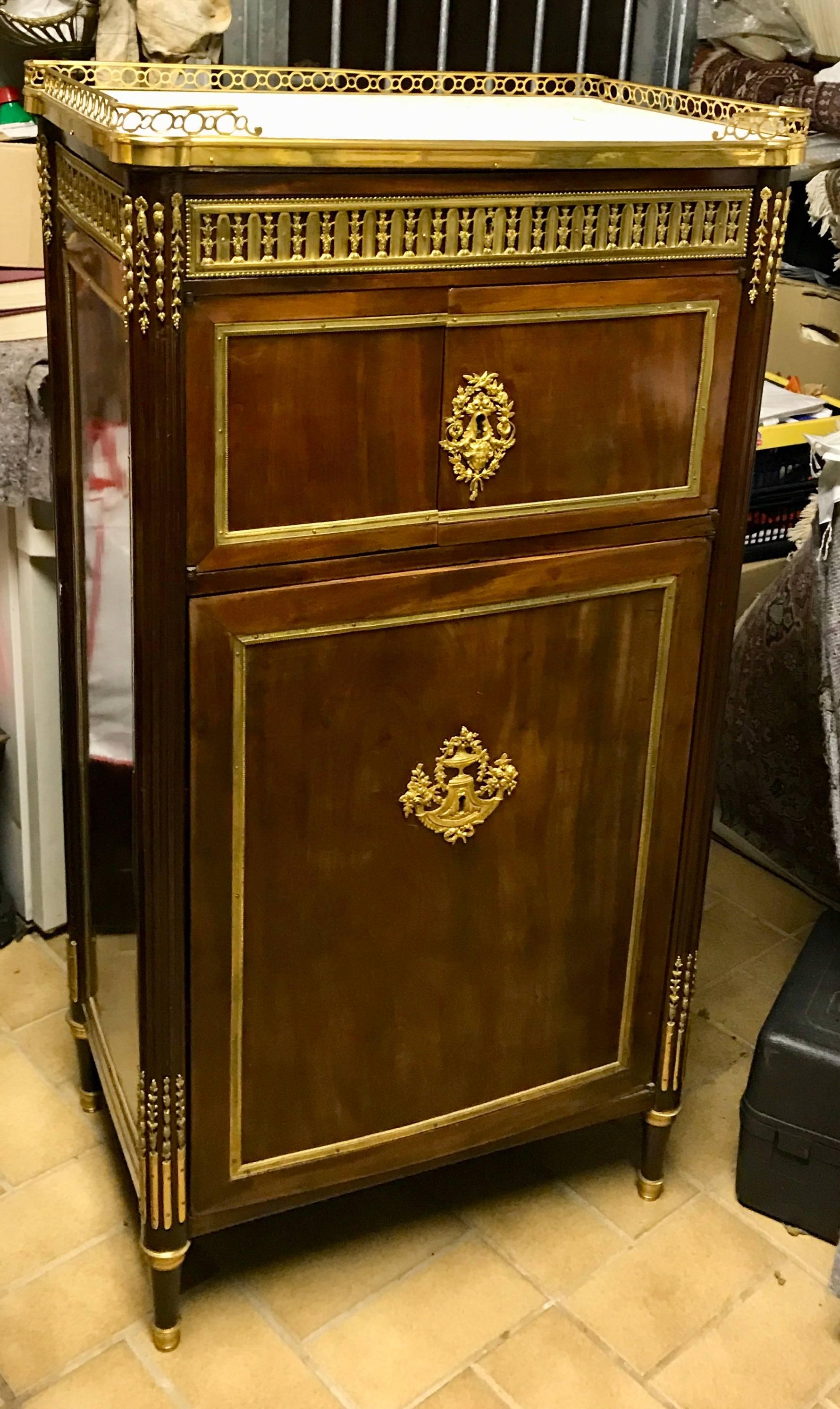 19th Century Louis XVI Style Cabinet For Sale 2