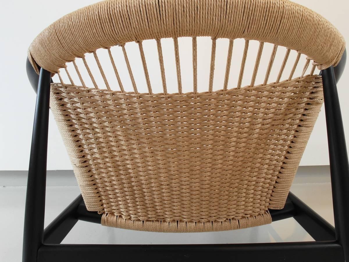 Danish Illum Wikkelsø Easy Chair Ringstol Model 23 for Niels Eilersen, Denmark