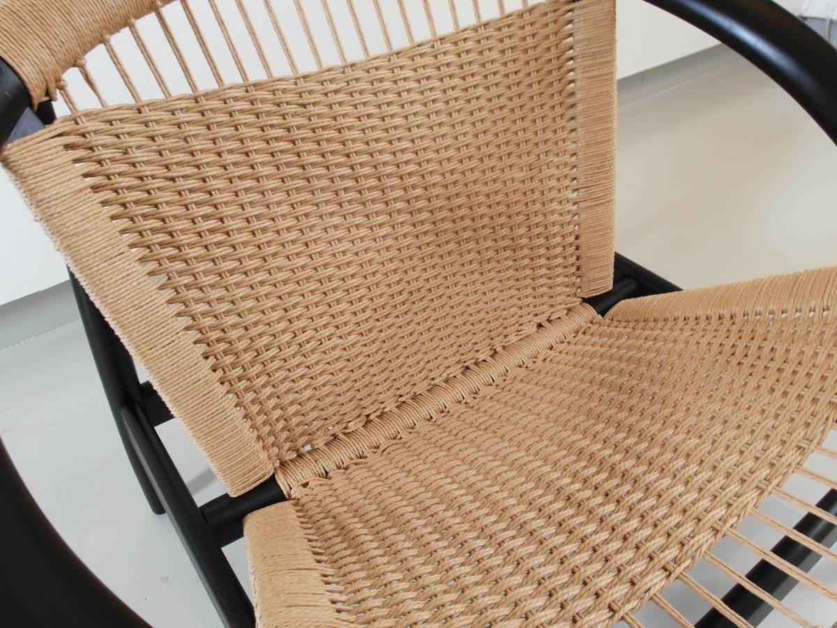 Scandinavian Modern Illum Wikkelsø Easy Chair Ringstol Model 23 for Niels Eilersen, Denmark