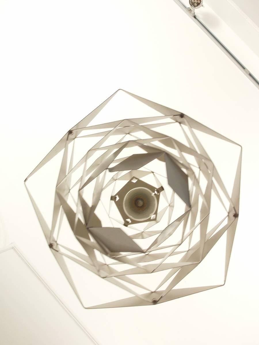 Metal Danish Mid-Century Pendant Lamp Designed by Preben Dal