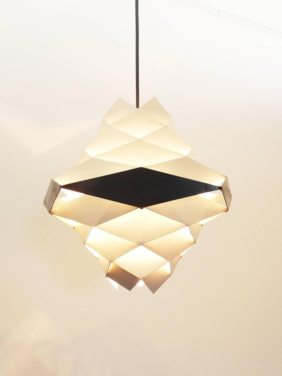 Danish Mid-Century Pendant Lamp Designed by Preben Dal In Good Condition In Woudrichem, NL