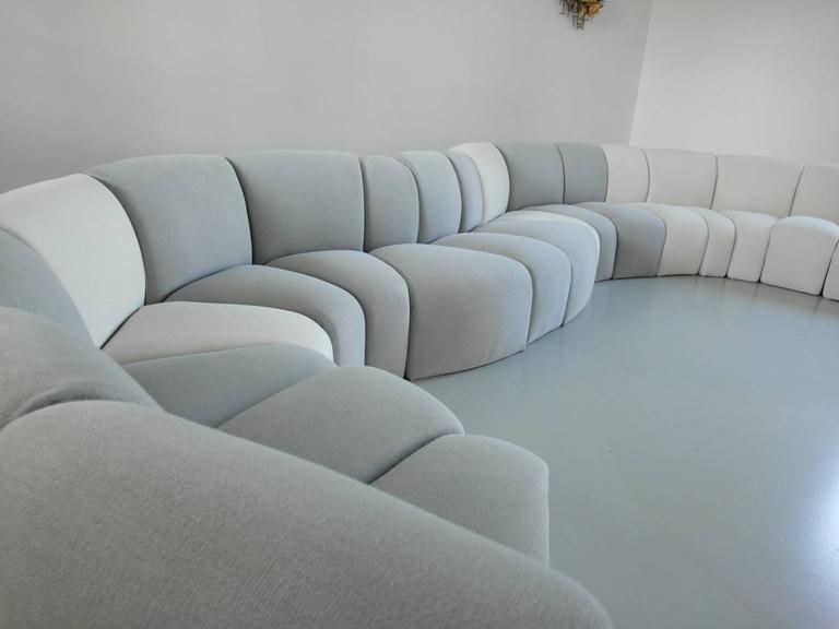 Exclusive Sectional Sofa Model 100 Mississippi by Artifort 17 Elements