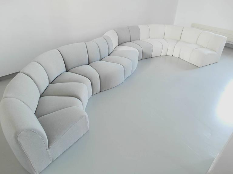 Exclusive Sectional Sofa Model 100 Mississippi by Artifort 17 Elements