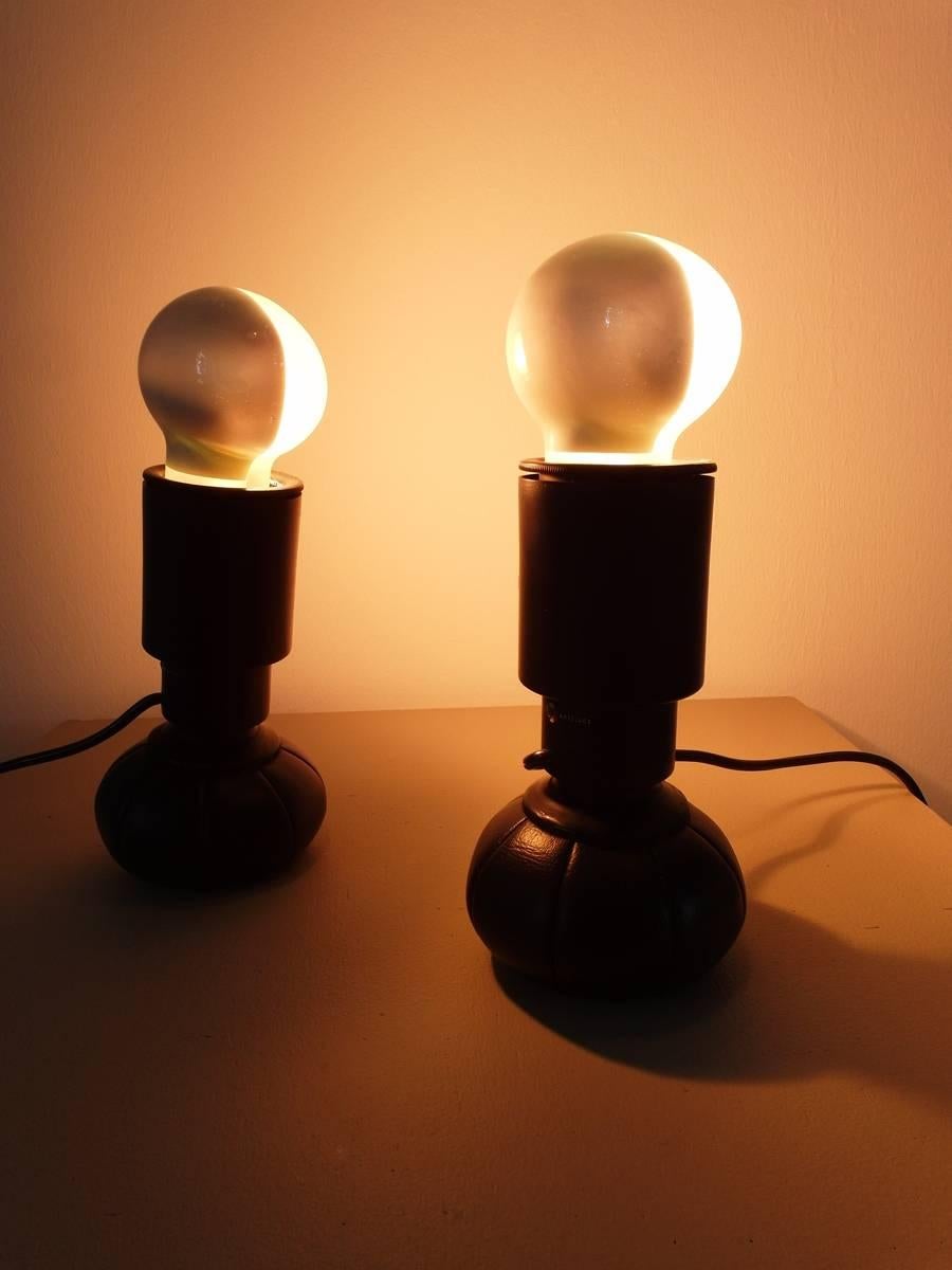 Mid-Century Modern Gino Sarfatti Pair of Table Lamps 600g for Arteluce, Italy, 1966