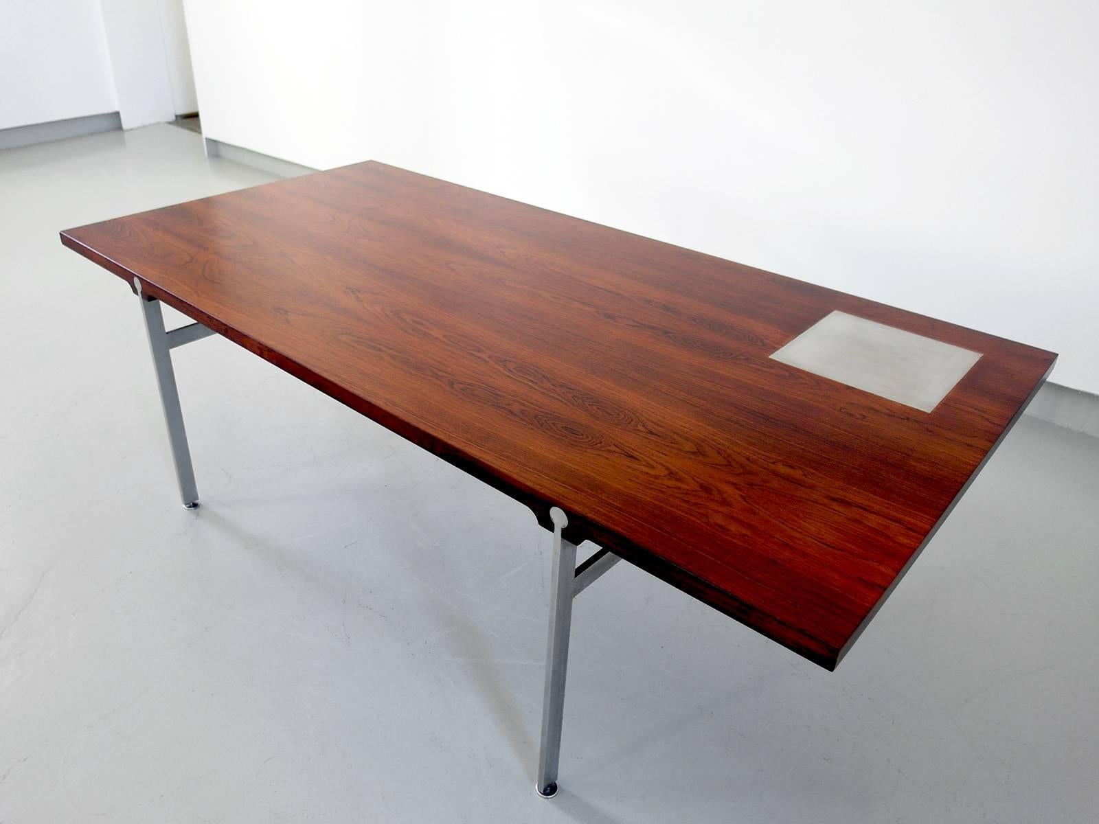 Sofa Table by Illum Wikkelsø for Søren Willadsen Møbelfabrik, Denmark, 1960s In Excellent Condition In Woudrichem, NL
