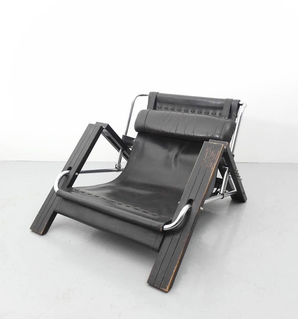 Sonja Wasseur Grasshopper Lounge Chair In Good Condition For Sale In Woudrichem, NL