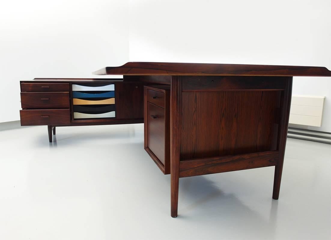 Scandinavian Modern Arne Vodder Sibast XXl Executive Desk