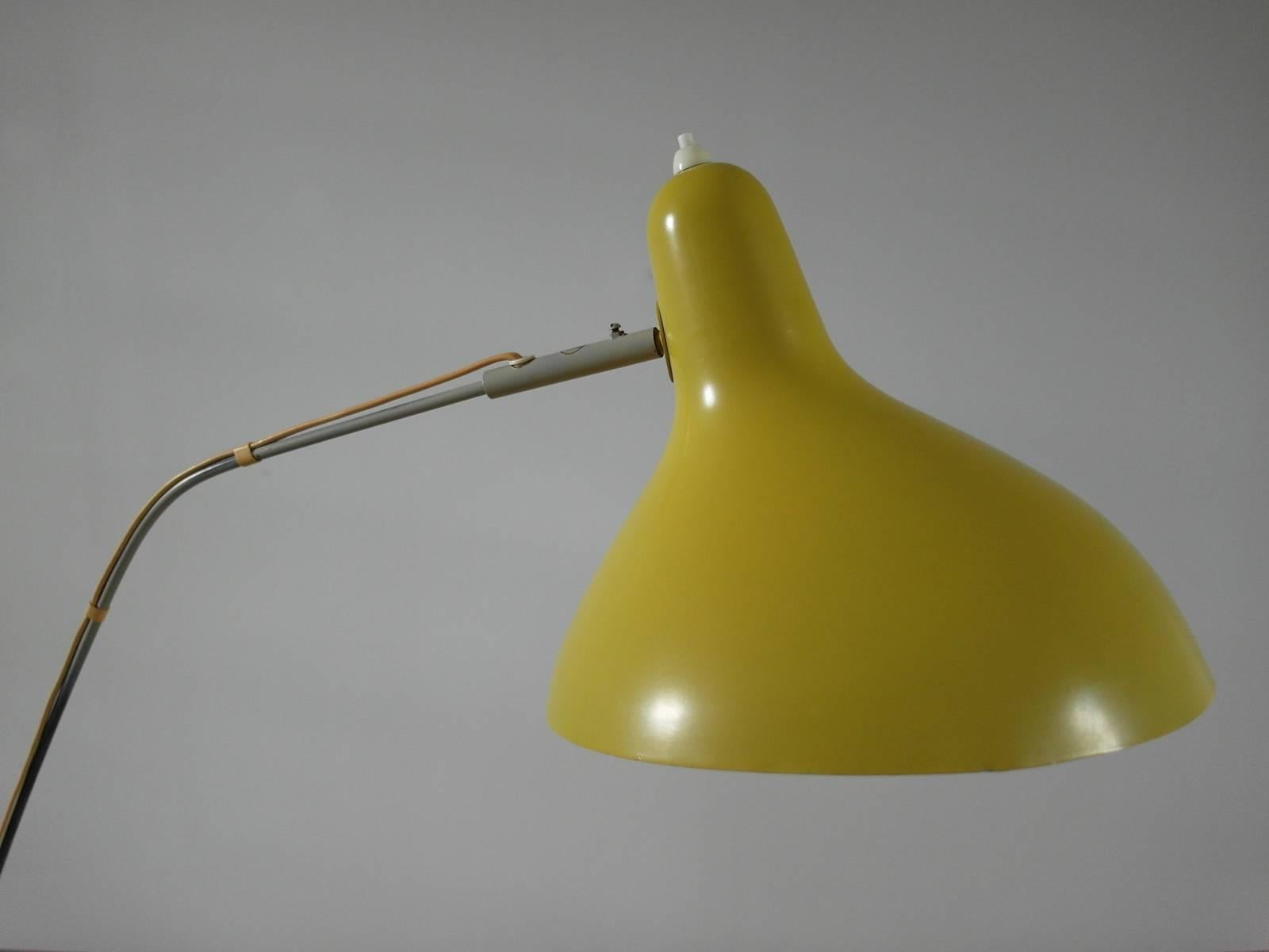 Metal Rare Original Bernard Schottlander Mantis Floor Lamp for Bergboms, Sweden, 1953