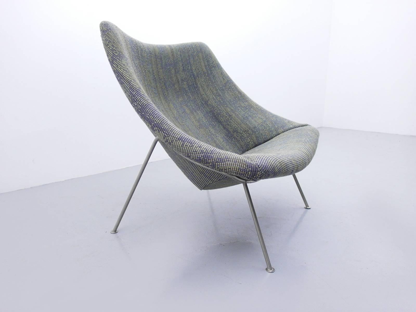 Mid-Century Modern Large Oyster Chair Designed by Pierre Paulin for Artifort, 1959