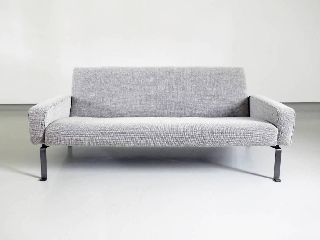 Rare Three-Seat Sofa Designed by Joseph-André Motte for Artifort, 1955 In Good Condition In Woudrichem, NL