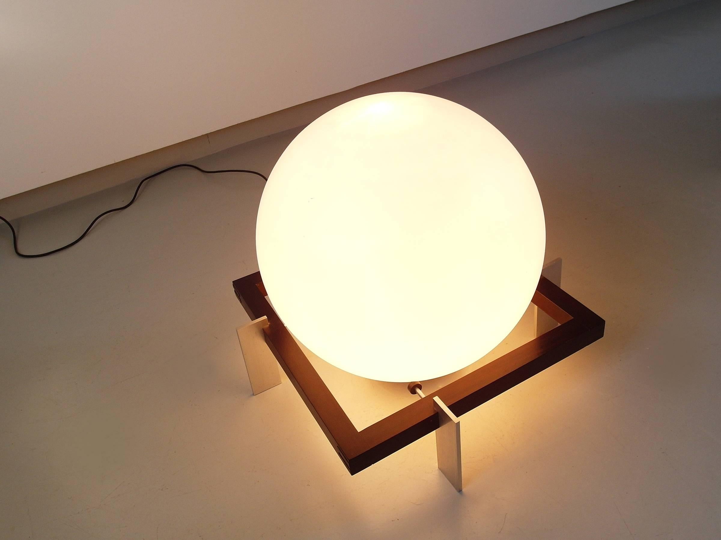 Brushed RAAK Zodiac Floor Lamp by Ton A. C. Alberts, the Netherlands, 1966