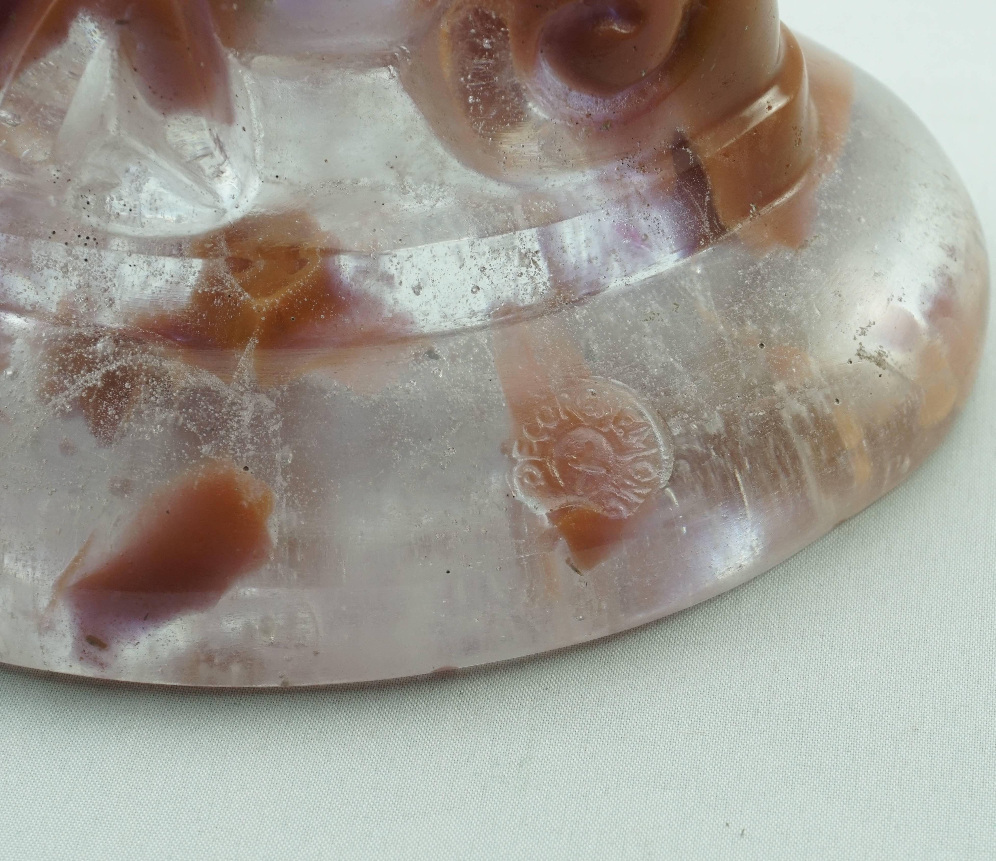 Fatto a mano Francois Decorchemont Pate De Verre Art Deco Fermacarte in vendita