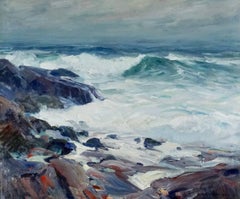 Large Emile Albert Gruppe Bass Rocks "After the Storm"