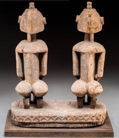 African Dogon Male and Female Figures, Mali