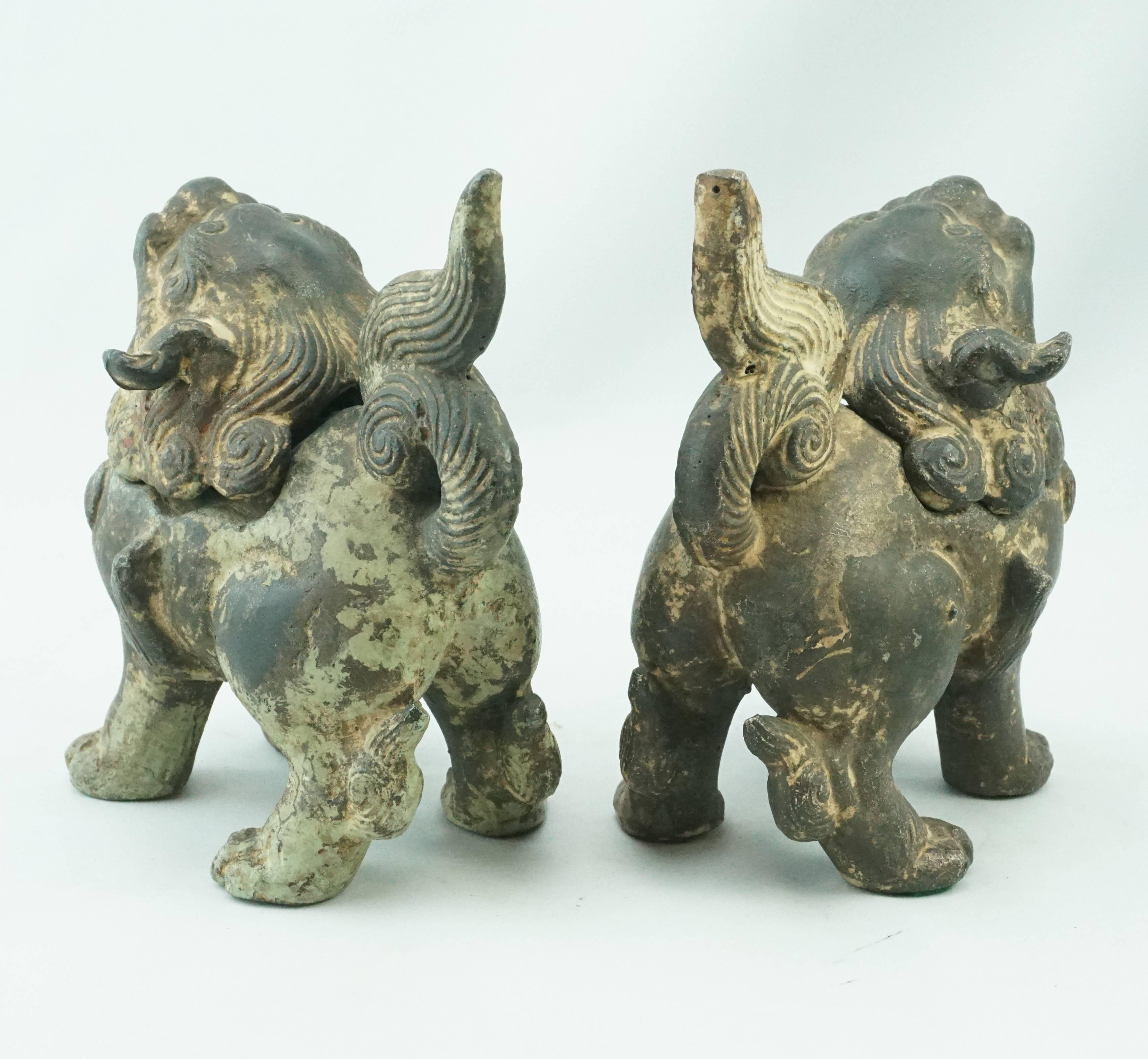 bronze foo dog incense burner