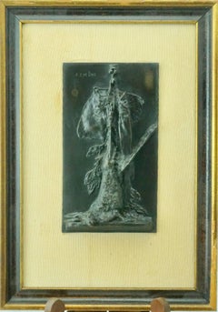Pierre Jules Mene French Bronze Sculpture of Sush and Hunting Bag