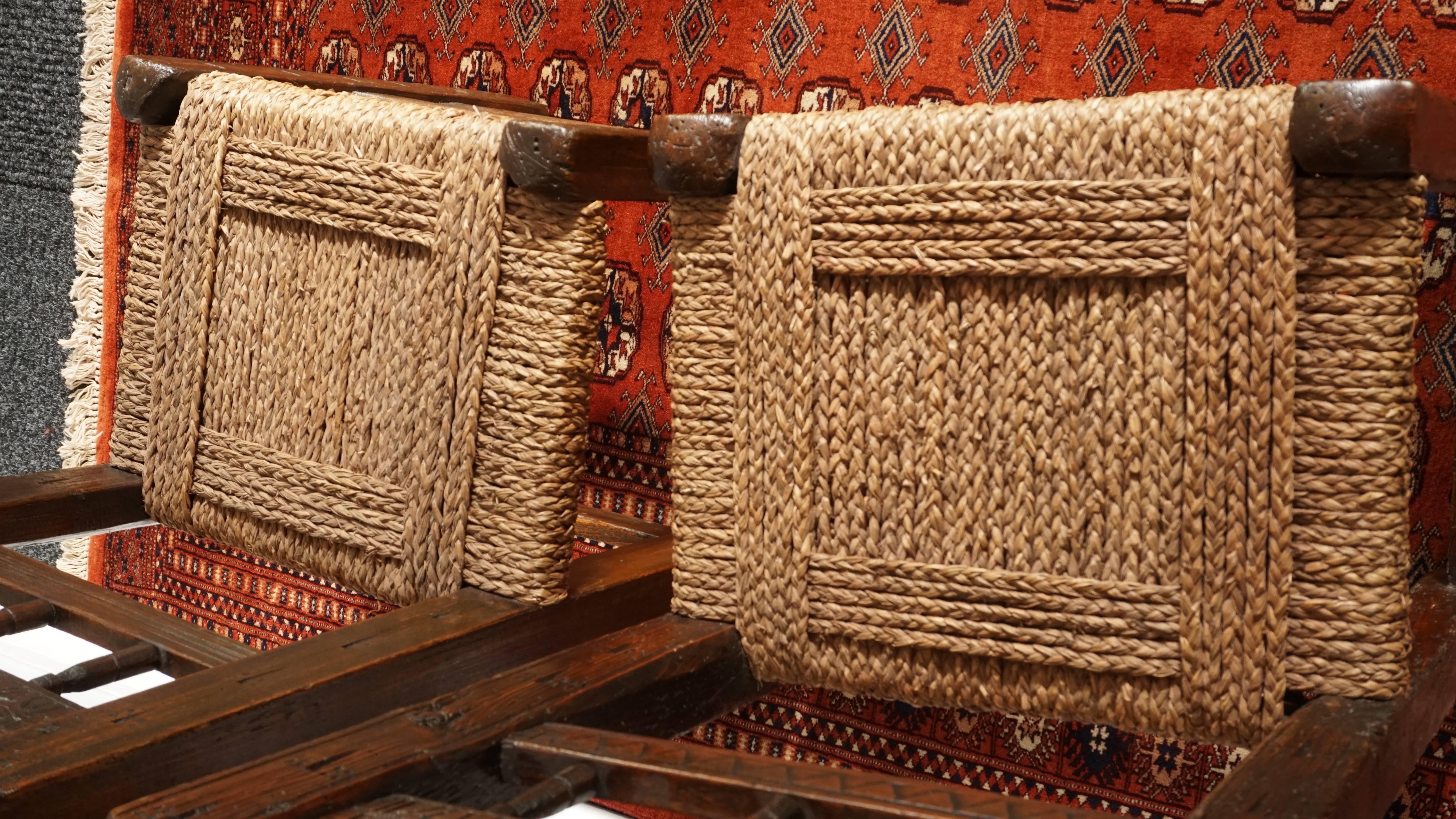 Two 17th Century Spanish Moorish Side Chairs 1