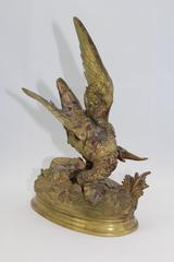 Jules Moigniez French Animalier Bronze, circa 1868, Sandpiper