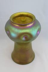 Loetz Austria Candia Silberire in Gold Magenta, circa 1900