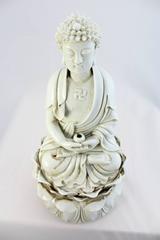 'Dehua' He Chaozong Figure of Buddha, Qing Dynasty, 19th Century