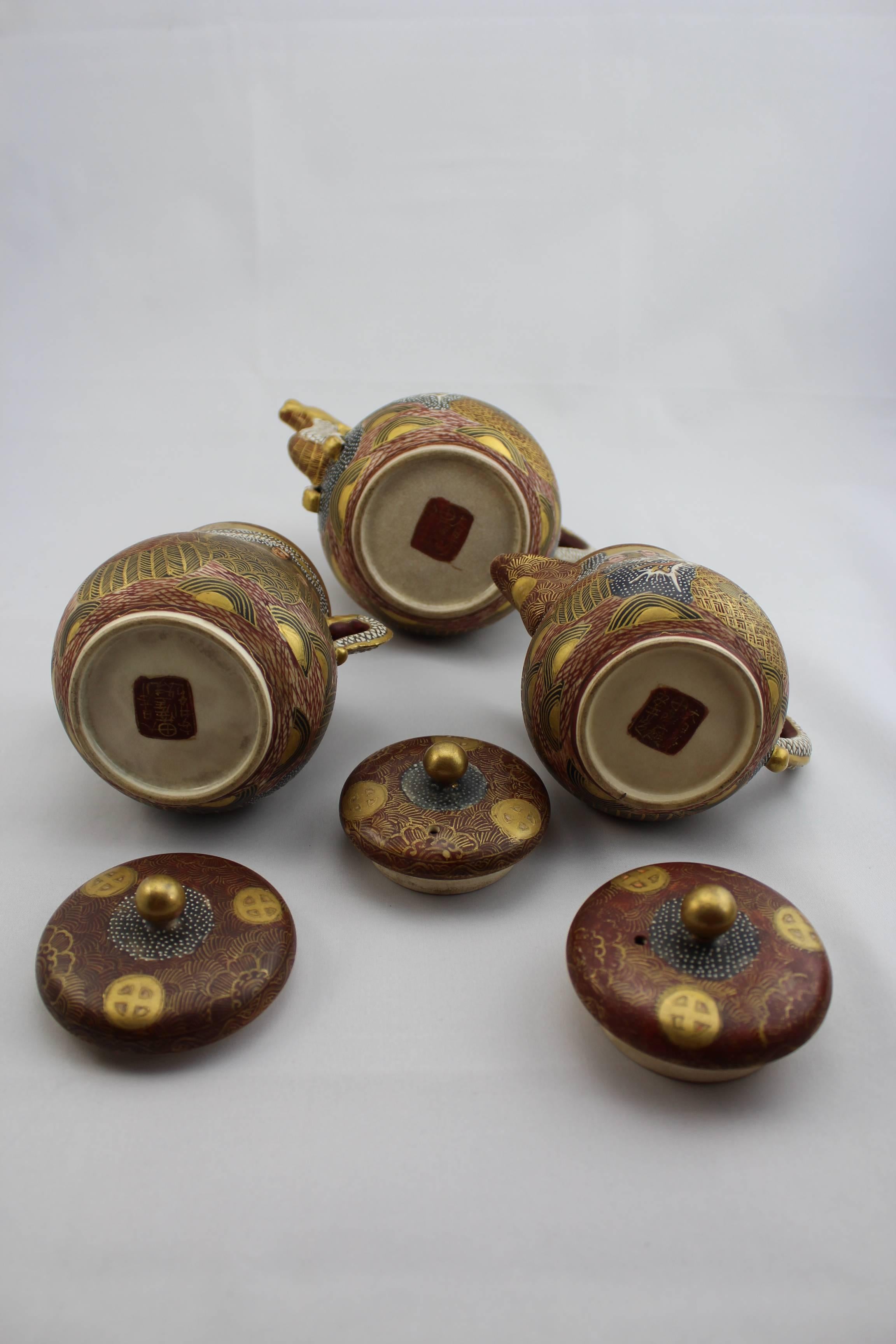 japanese satsuma tea set