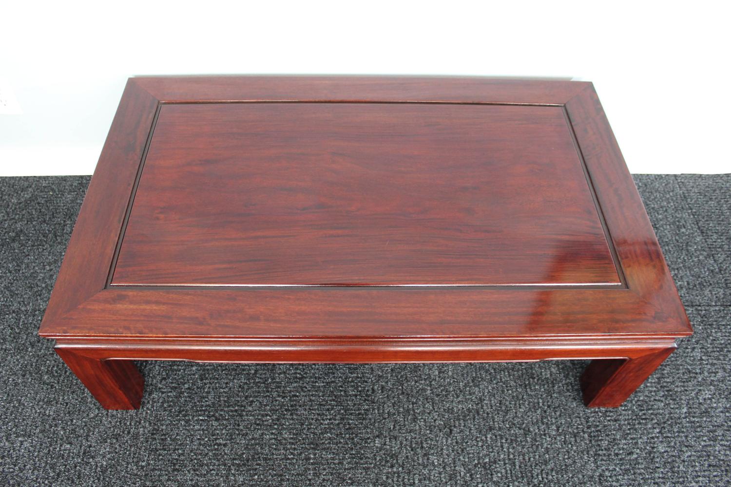 MidCentury Chinese Rosewood Coffee Table For Sale at 1stdibs