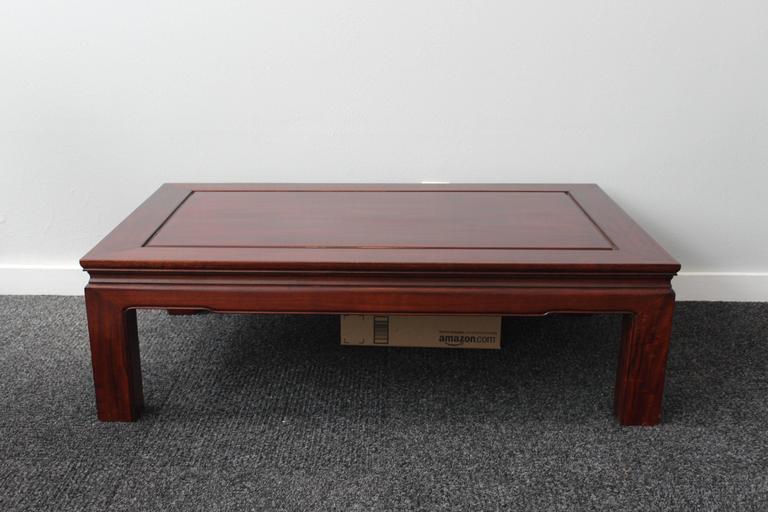 MidCentury Chinese Rosewood Coffee Table at 1stDibs