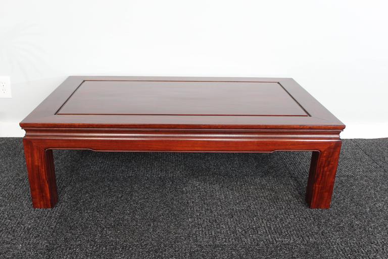 MidCentury Chinese Rosewood Coffee Table at 1stDibs