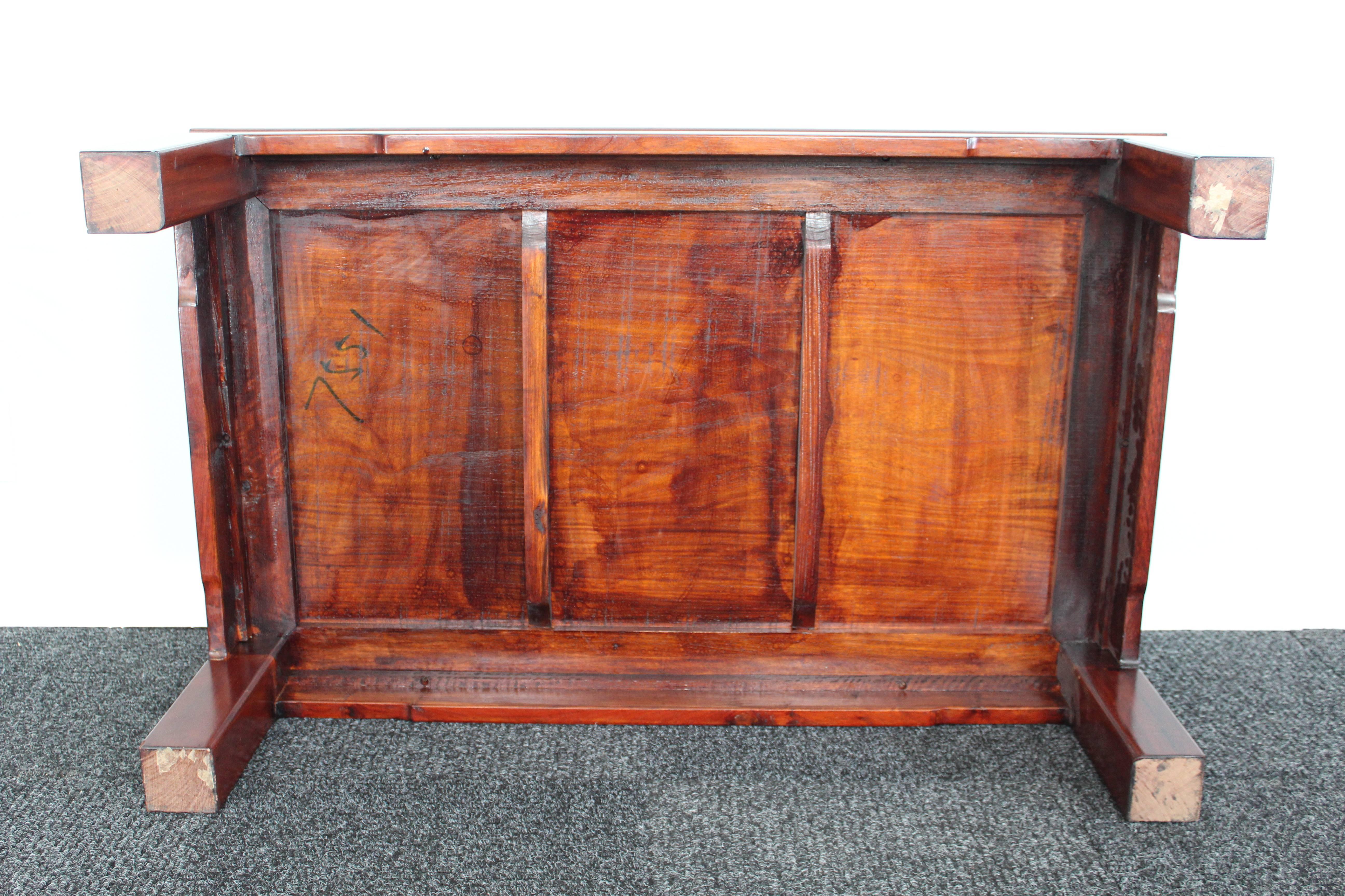 Mid-Century Chinese Rosewood Coffee Table 4
