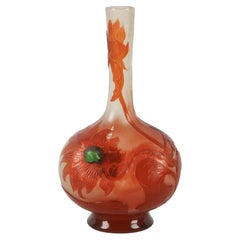 Emile Galle – Jugendstil-Vase mit Cabochon